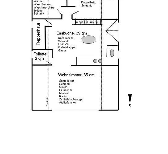 Apartman Dachgalerie 110 M2